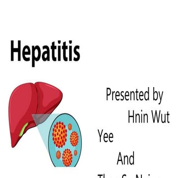 Hepatitis B slideshare powerpoint presentation | PPTX