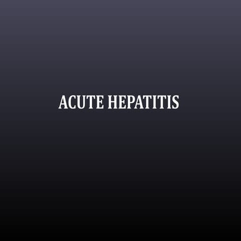 Hepatitis acute 