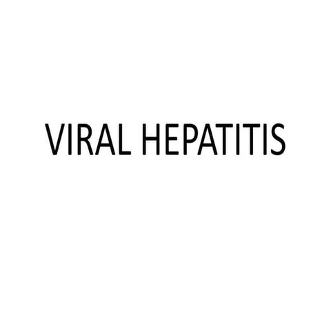 Hepatitis a & e