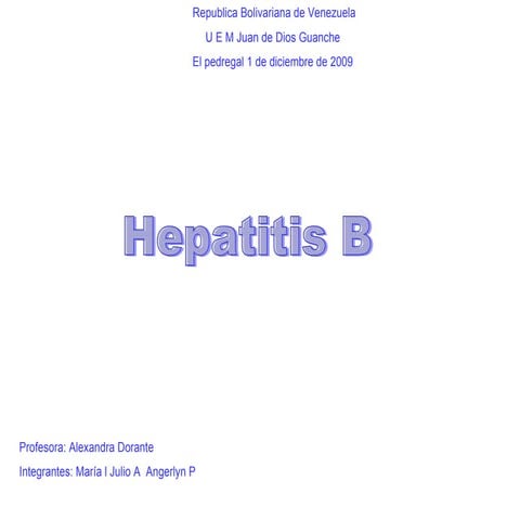 Hepatitis B