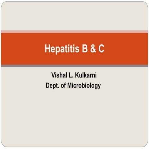 Hepatitis b & c