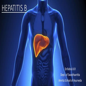 Hepatitis B, Viral Hepatitis