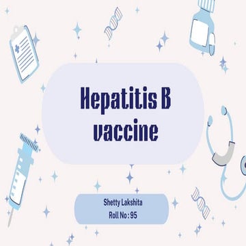 Hepatitis B and its vaccine in infants with mcqs | PPTX