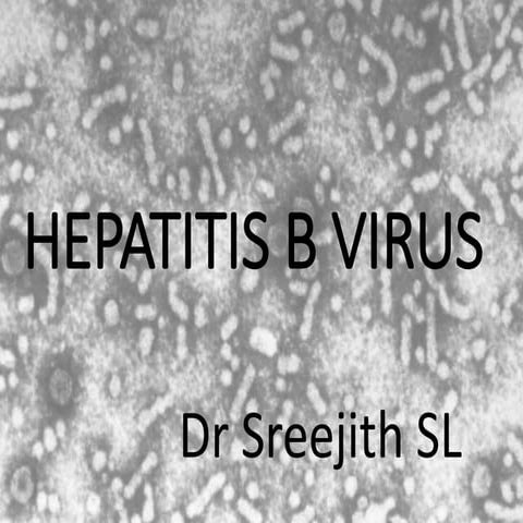 Hepatitis b virus for PG presentation