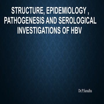 hepatitis B virus infection Blood Bankinh | PPTX