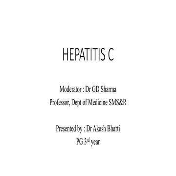 Hepatitis c