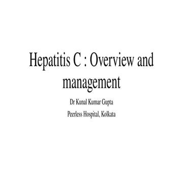 Hepatitis C approach and management.pptx