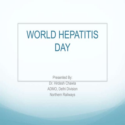 Hepatitis day,2021