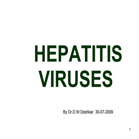 Hepatitis ppt final