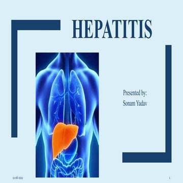 Hepatitis (viral and non viral types) ppt slideshare