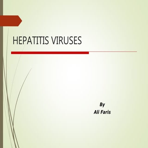 Hepatitis viruses