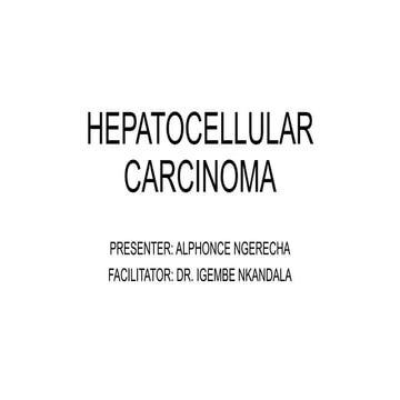 HEPATOCELLULAR AND GALL BLADDER CARCINOMA.pptx