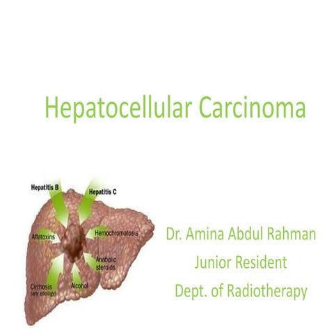 Hepatocellular carcinomas
