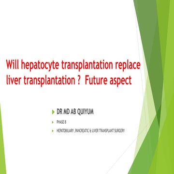 Stem Cell Therapy in Liver Cirrhosis | PDF
