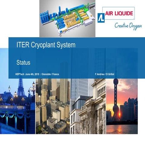 Comprehensive Overview of ITER Cryoplant System and Cryogenics | PDF