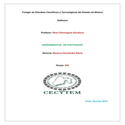 Herramientas de photoshop