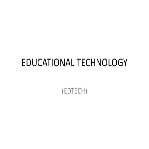 educational technology