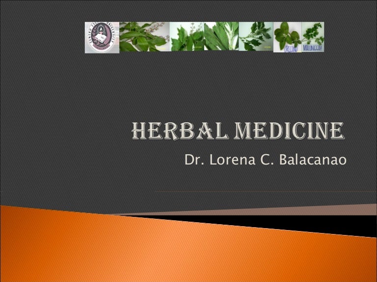 Herbal Medicine endorsed by DOH