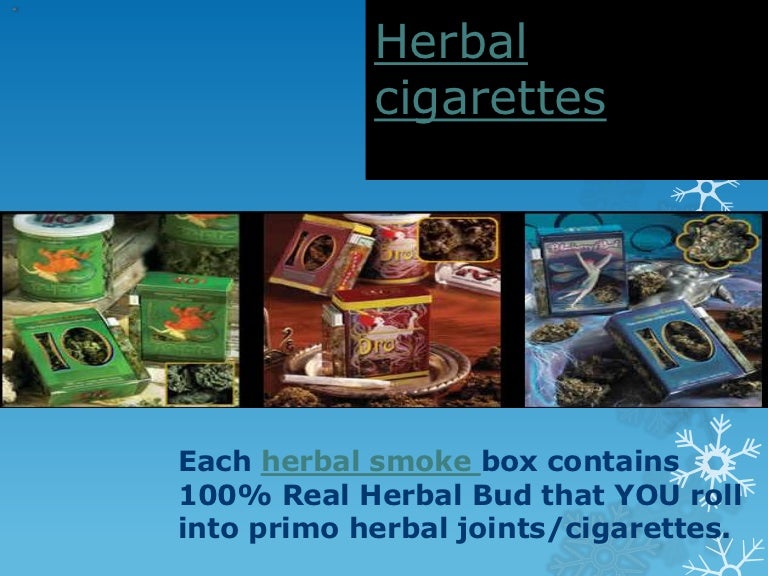 Herbal cigarettes