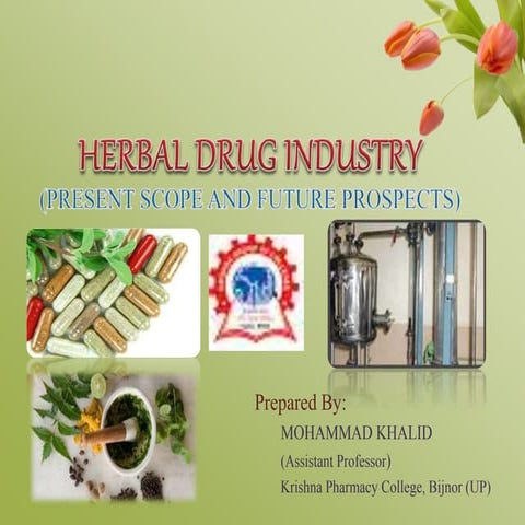 Herbal drug industry (unit 5)