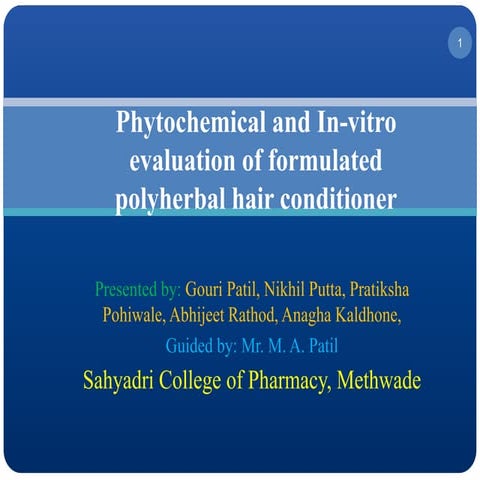 Herbal hair conditioner