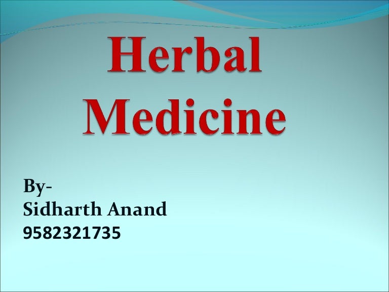 Herbal medicine