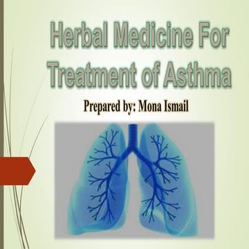 Herbal Medicine for Treatment of Asthma