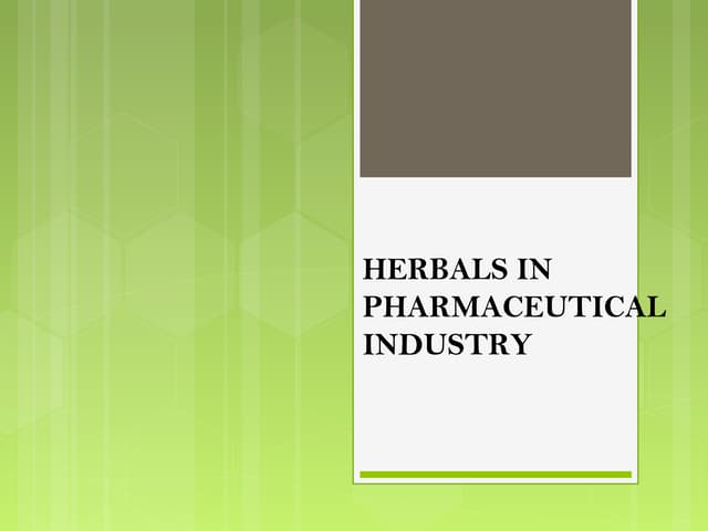 Herbals