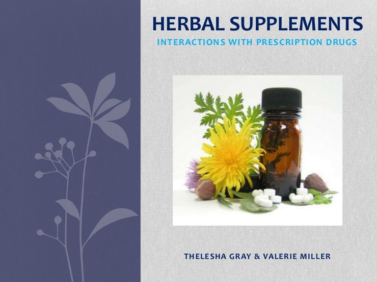 Herbal supplements revised