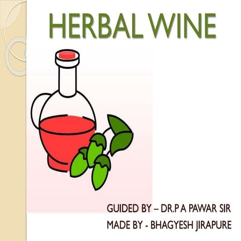 Herbal Wine