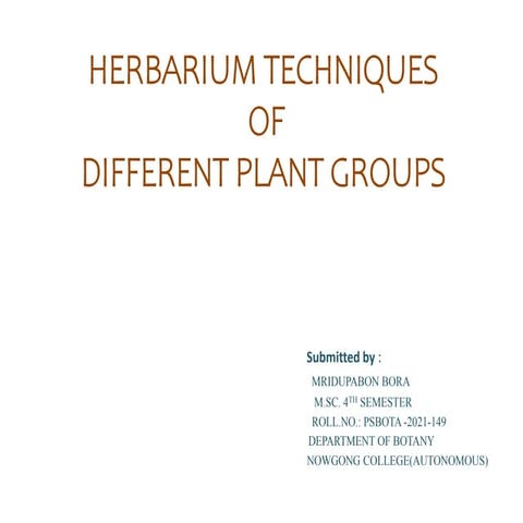 HERBARIUM TECHNIQUES.pptx