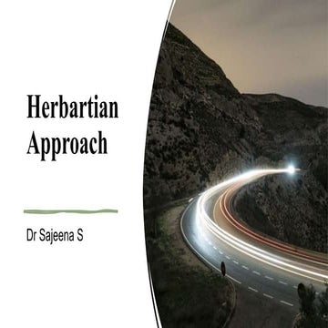 Herbartian approach