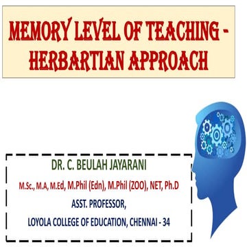 Herbartianmodelofteaching 220117130708