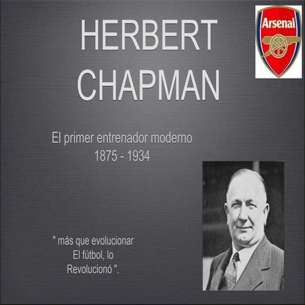 Herbert chapman PPT