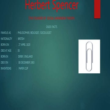 Herbert Spencer.