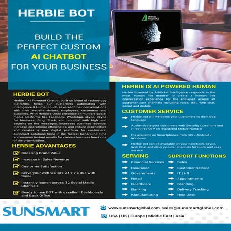Smart Chatbots Made Simple | Chatbot Development | SunSmart