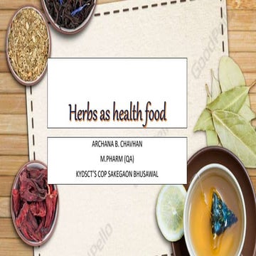 Herbs as health food.pptx