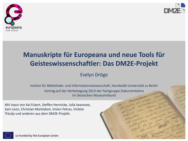 Herbsttagung der Fachgruppe Dokumentation - Evelyn Dröge