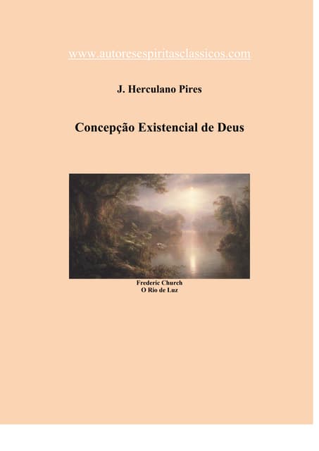 Herculano pires   concepção existencial de deus