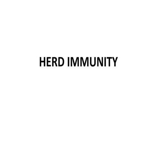 Herd immunity
