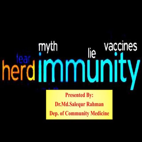 Herd immunity 1234 | PPTX