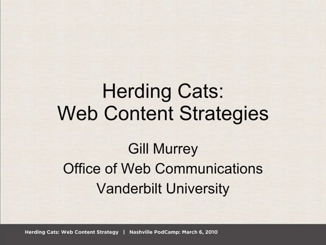 Herdingcats