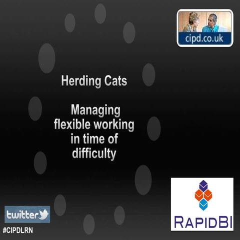 Herding cats - managing flexible working in time of difficulty (3)