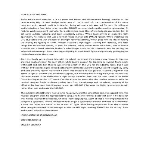 Cast Descriptions | DOCX