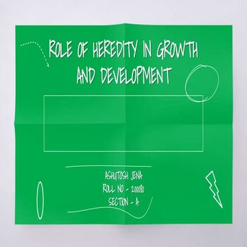 Heredity in growth and development