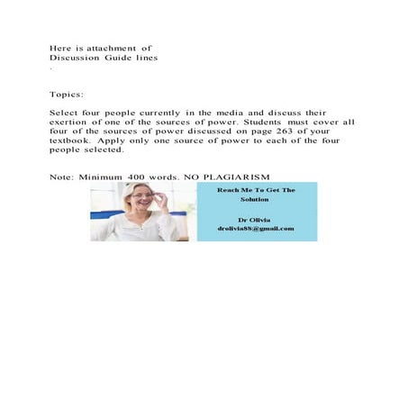 Here is attachment of Discussion Guide lines.TopicsSe | DOCX