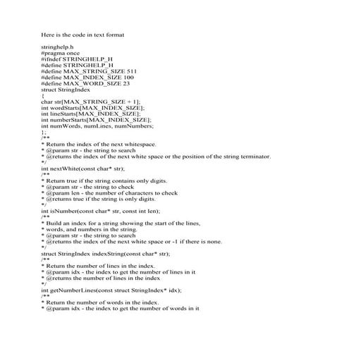 Here is the code in text format stringhelp-h #pragma once #ifndef STRI.docx
