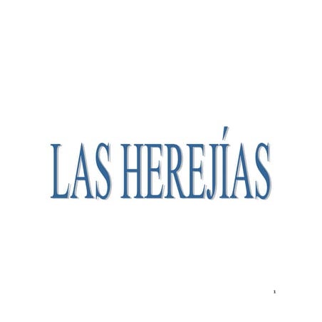 Herejías