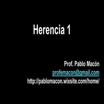 Herencia - Java