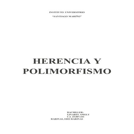 Herencia y Polimorfismo en Java